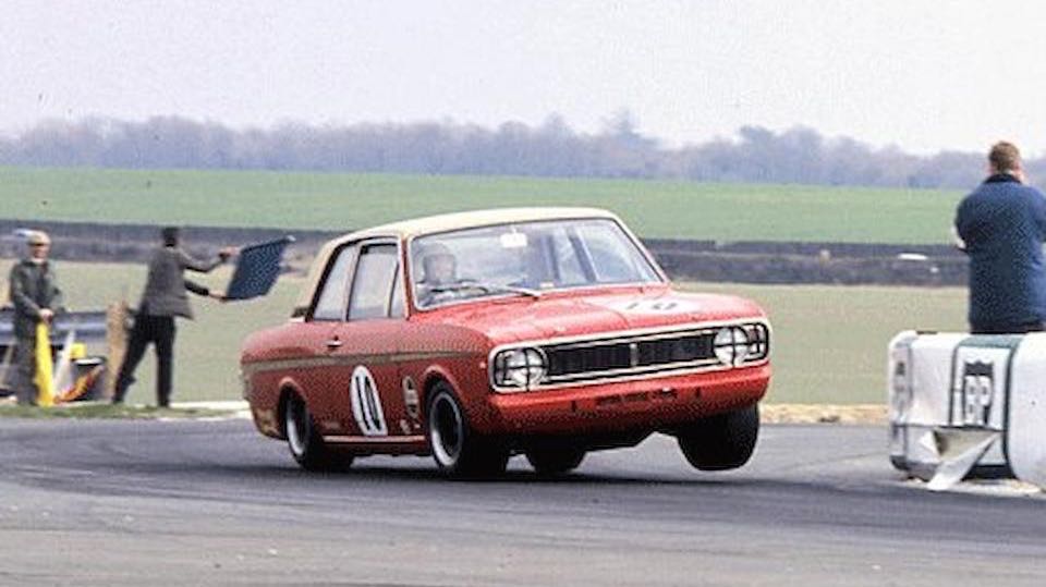 ford Lotus Cortina Mk2 race